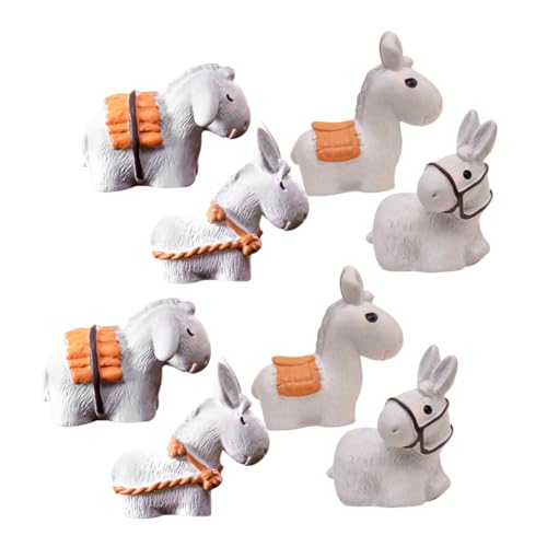 HIAKDOFT 8 Stück Esel-Ornamente Tiere Miniatur Eselendekor Haustier Kuh Hund Kaninchen Niedliche Tierfiguren Niedliche Tierfigur Dekoration Mini-Esel Harz HIAKDOFT 8 Stück Esel-Ornamente Tiere Miniatur Eselendekor Haustier Kuh Hund Kaninchen Niedliche Tierfiguren Niedliche Tierfigur Dekoration Mini-Esel Harz von HIAKDOFT