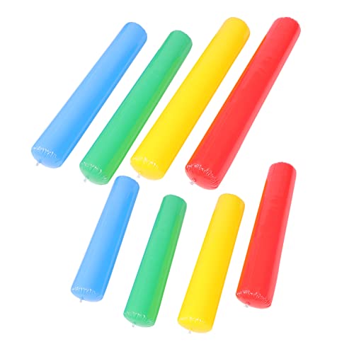 HIAKDOFT 8 Stück Teiliges PVC Aufblasbares Schlagspielzeug Robuste Bunte Kinderlautmacher für Kindergarten Laute Cheering Sticks Leichtes Party und Gartenspielzeug für Jungen und Mädchen HIAKDOFT 8 Stück Teiliges PVC Aufblasbares Schlagspielzeug Robuste Bunte Kinderlautmacher für Kindergarten Laute Cheering Sticks Leichtes Party und Gartenspielzeug für Jungen und Mädchen von HIAKDOFT