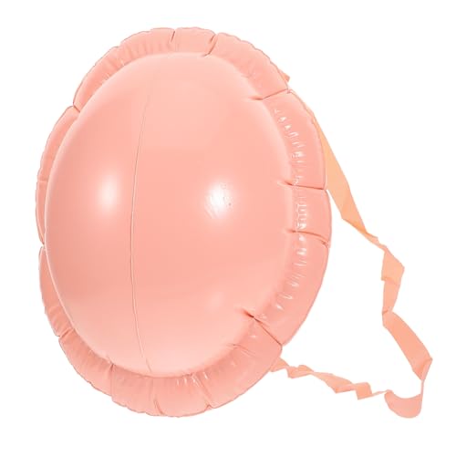 HIAKDOFT Aufblasbarer PVC Kunstbauch mit Verstellbarem Gurt Realistische Schwangerschaftsbauch Requisite für Cosplay Party Bühne Hautfarbenes Kostüm Zubehör von HIAKDOFT