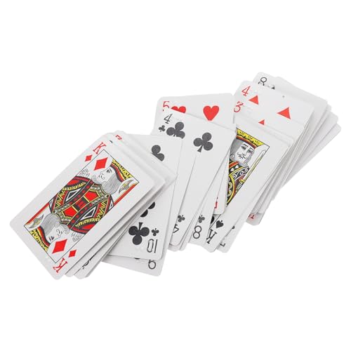 HIAKDOFT Braille Spielkarten mit Großdruck für Sehbehinderte und Erwachsene Sowie Vielseitig Einsetzbar für Poker und Lernspiele Inklusive Markierungen als Hilfsmittel für Spieler von HIAKDOFT