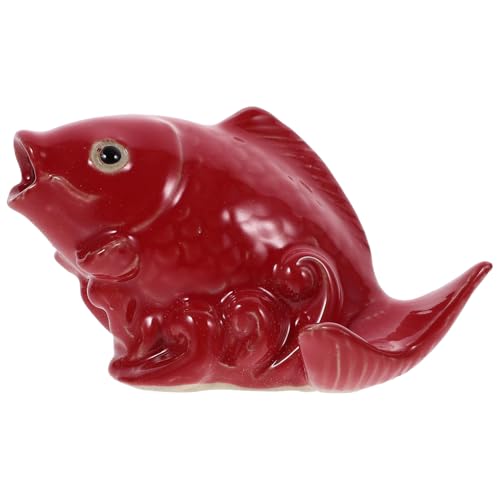 HIAKDOFT Carp Shaped Garden Water Spray Sprinkler Keramische Karpfenstatue für Teich Gartenbrunnen und Dekoration Wetterfest und Langlebig Einfache Installation für und Außenbereich HIAKDOFT Carp Shaped Garden Water Spray Sprinkler Keramische Karpfenstatue für Teich Gartenbrunnen und Dekoration Wetterfest und Langlebig Einfache Installation für und Außenbereich von HIAKDOFT