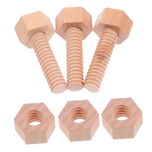 HIAKDOFT Holzbausteine Schraubspielzeug Teilig für Kleinkinder Robustes Konstruktionsset Fördert Feinmotorik Kognitive Entwicklung Lernspielzeug für Jungen Mädchen HIAKDOFT Holzbausteine Schraubspielzeug Teilig für Kleinkinder Robustes Konstruktionsset Fördert Feinmotorik Kognitive Entwicklung Lernspielzeug für Jungen Mädchen von HIAKDOFT