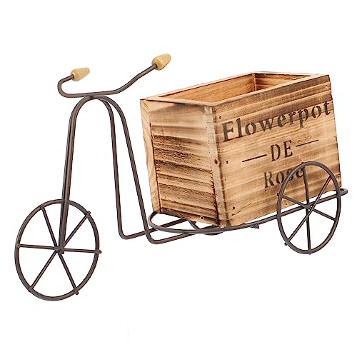 HIAKDOFT Kasten Fahrradständer rustikal Dekoration trimmfahrrad Fahrrad Blumenständer Langlebiger Blumenständer Blumenständer Fahrrad pflanzenregal Kreativer Blumentopf Holz HIAKDOFT Kasten Fahrradständer rustikal Dekoration trimmfahrrad Fahrrad Blumenständer Langlebiger Blumenständer Blumenständer Fahrrad pflanzenregal Kreativer Blumentopf Holz von HIAKDOFT