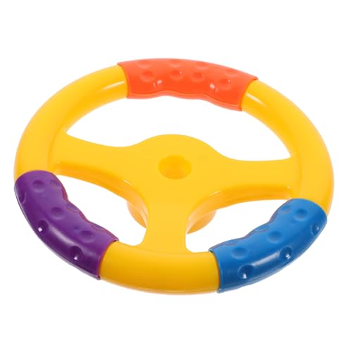 HIAKDOFT Kinderlenkrad aus Kindgerechtes Sicheres Spielzeuglenkrad für Schaukelautos und Bumper Cars Einfach zu Montieren Langlebig Komfortabel und Schadstofffrei Passend für von HIAKDOFT