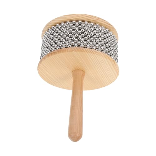 HIAKDOFT Kreatives Cabasa Metall klanginstrument mit Holzgriff für Koordination und Hörsinn HIAKDOFT Kreatives Cabasa Metall klanginstrument mit Holzgriff für Koordination und Hörsinn von HIAKDOFT