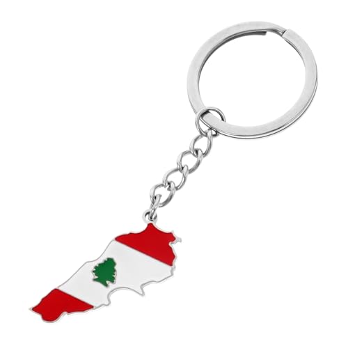 HIAKDOFT Libanesischer Schlüsselanhänger Libanesische Flagge Libanon Schlüsselanhänger Libanon Nationalflagge Libanon Flaggen Schlüsselanhänger Metall Libanesische Flagge HIAKDOFT Libanesischer Schlüsselanhänger Libanesische Flagge Libanon Schlüsselanhänger Libanon Nationalflagge Libanon Flaggen Schlüsselanhänger Metall Libanesische Flagge von HIAKDOFT
