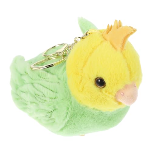 HIAKDOFT Mini Stuffed Papageienschlüsselkette Für Taschen Und Geldbörsen Für Kindergeburtstagsgeschenke Und Niedliche Schlüsselringzubehör von HIAKDOFT