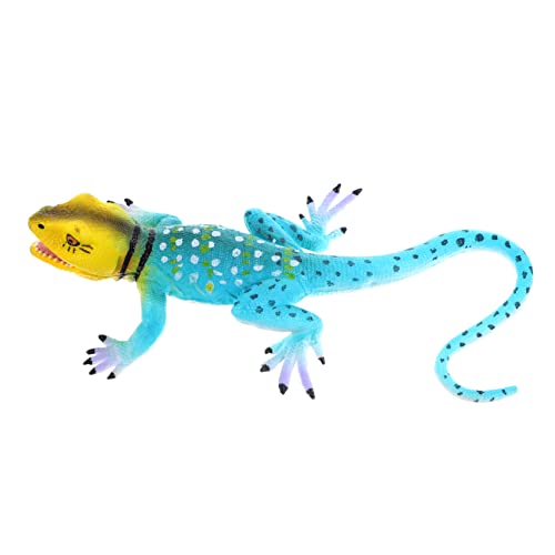 HIAKDOFT Miniatur Eidechsen Figur Dekoration aus PVC Leichte Sandkasten Deko Kleine Reptilien Statue für Kinderzimmer Schreibtisch und Fotoshooting Ungiftiges Tier Ornament Vielseitiges von HIAKDOFT
