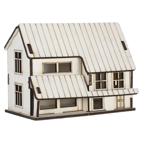 HIAKDOFT Miniaturhaus -Modellbausatz Weihnachtsszenenfiguren Weihnachtsszene weihnachtsdorf zubehör Tischhausfiguren Montagehaus-Puzzle 3D-Puzzle- Holz Beige HIAKDOFT Miniaturhaus -Modellbausatz Weihnachtsszenenfiguren Weihnachtsszene weihnachtsdorf zubehör Tischhausfiguren Montagehaus-Puzzle 3D-Puzzle- Holz Beige von HIAKDOFT