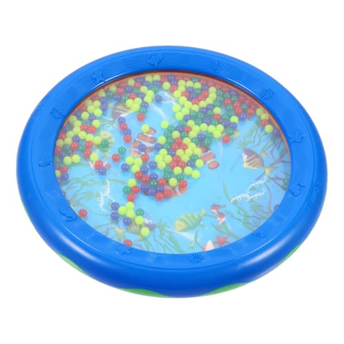 HIAKDOFT Ocean Wave Drum Musikinstrument für Kindergarten Bühne Pädagogisch Handtrommel mit Realistischem Meeresklang Blau Langlebig und Einfach von HIAKDOFT