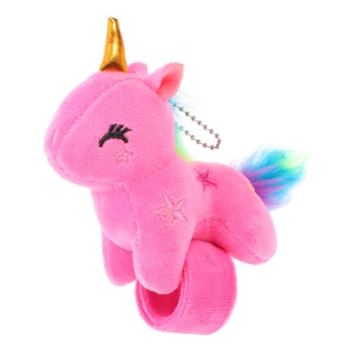 HIAKDOFT Plüsch Einhorn Slap Armband Kuscheliges Leichtes Tier Slapband Dekoratives Party für Erwachsene Bequem Tragbar für Geburtstage Halloween Weihnachten Ostern von HIAKDOFT