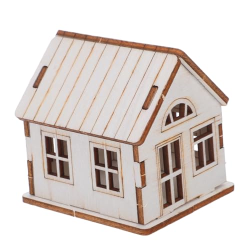 HIAKDOFT Unvollendetes Holzhaus Modell Bausatz DIY Puppenhaus Kit Zum Bemalen Und Bauen Für Erwachsene Haus Dekoration Gartenhaus Bastelset HIAKDOFT Unvollendetes Holzhaus Modell Bausatz DIY Puppenhaus Kit Zum Bemalen Und Bauen Für Erwachsene Haus Dekoration Gartenhaus Bastelset von HIAKDOFT