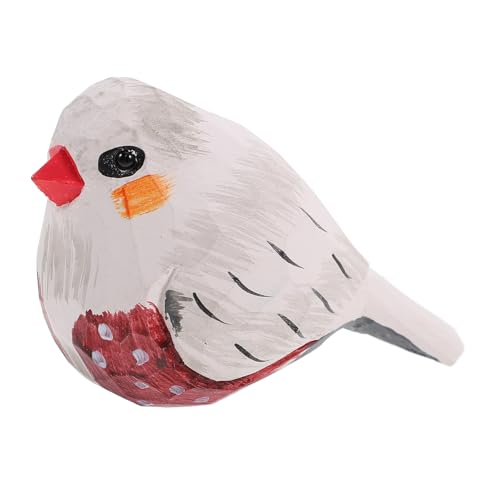 HIAKDOFT Vogelstatue Aus Holz Rotkehlchen Stofftier Vogelnest Vogelspielzeug Kardinal Ratte Vögel Enten Möwe Spatz Vogelkäfig Vogelgarten Set Heimdekor HIAKDOFT Vogelstatue Aus Holz Rotkehlchen Stofftier Vogelnest Vogelspielzeug Kardinal Ratte Vögel Enten Möwe Spatz Vogelkäfig Vogelgarten Set Heimdekor von HIAKDOFT