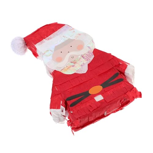 HIAKDOFT Weihnachtliche Pinata mit Süßigkeitenfüllung Robustes Outdoor für Weihnachtsfeiern Kreatives Schlagspielzeug für Mädchen und Jungen für Partys und Geschenkideen von HIAKDOFT