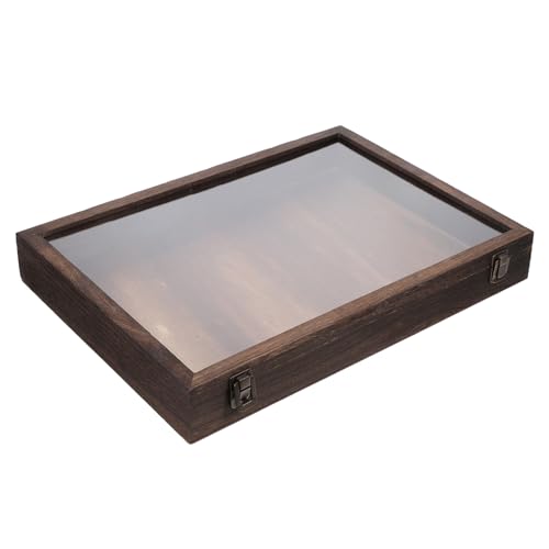 Schmetterlings Probenbox aus Holz mit Transparenter Abdeckung Vitrine für Insekten Pflanzen Langlebig Robust zur Präsentation von Sammlerstücken Schmetterlings Probenbox aus Holz mit Transparenter Abdeckung Vitrine für Insekten Pflanzen Langlebig Robust zur Präsentation von Sammlerstücken von HIAKDOFT