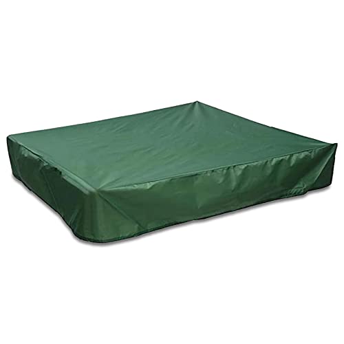 Sandkasten Spielzeug Abdeckung, Wasserdicht Staubdichte Big Sandkasten Abdeckung 150x150, Abdeckplane für Sandkastenabdeckung, mit Kordelzug, sandkastenplane für Terrase, Pool, Garten von hifrom