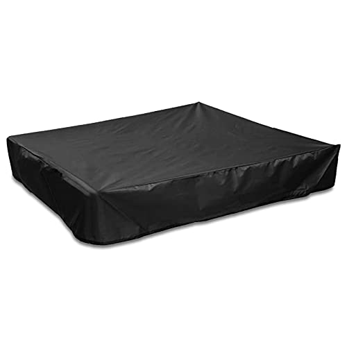 Sandkasten Spielzeug Abdeckung, Wasserdicht Staubdichte Big Sandkasten Abdeckung 150x150, Abdeckplane für Sandkastenabdeckung, mit Kordelzug, sandkastenplane für Terrase, Pool, Garten von hifrom