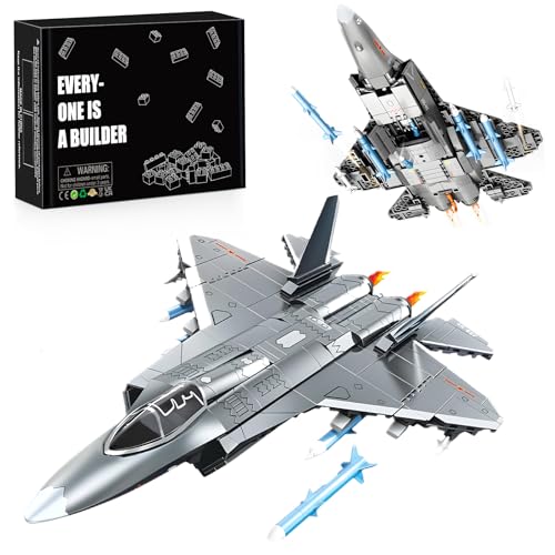 HIGH GODO F-35 Kampfjet Lightning II Flugzeug Klemmbausteine Modell,Modellbau 1:40 Fighter 621 Teile 40 cm Lang, ww2 Kampfflugzeug Bausteine Set, Geburtstags ab 6 Jahren Jungen or Erwachsene HIGH GODO F-35 Kampfjet Lightning II Flugzeug Klemmbausteine Modell,Modellbau 1:40 Fighter 621 Teile 40 cm Lang, ww2 Kampfflugzeug Bausteine Set, Geburtstags ab 6 Jahren Jungen or Erwachsene von HIGH GODO