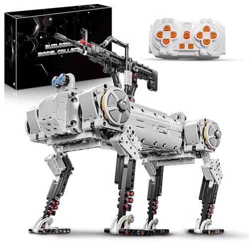 HIGH GODO Technik Roboter Hund Klemmbausteine, 1620 Teile Ferngesteuertes Robot Dog Bausteine Geschenke Spielzeug für Erwachsene und Jungen HIGH GODO Technik Roboter Hund Klemmbausteine, 1620 Teile Ferngesteuertes Robot Dog Bausteine Geschenke Spielzeug für Erwachsene und Jungen von HIGH GODO