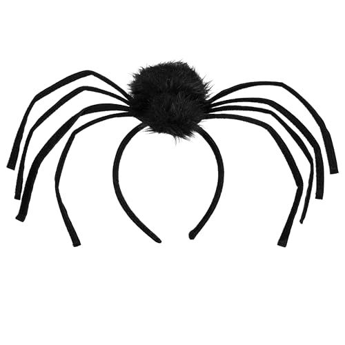 HIKIhooray Haarreif Spinne – 19×32 cm – schwarzer Spinnen-Kopfschmuck mit langen Beinen & Plüsch – One Size – Kostüm Zubehör für Kinder, Teens & Erwachsene Halloween Fasching HIKIhooray Haarreif Spinne – 19×32 cm – schwarzer Spinnen-Kopfschmuck mit langen Beinen & Plüsch – One Size – Kostüm Zubehör für Kinder, Teens & Erwachsene Halloween Fasching von HIKIhooray