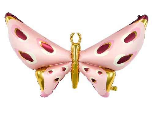 XXL Schmetterling Folienballon – 120 x 87 cm – Bunter Luftballon für Geburtstag, Babyparty & Partydeko – Helium & Luft geeignet von HIKIhooray