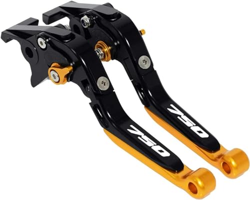 HIKOAN Motorradteil Motorrad Zubehör CNC Einstellbare Faltbare Erweiterbar Roller Bremse Kupplung Hebel Für Forza NSS 750 Für Forza750 Nss750 Motorrad Bremshebel (Color : F) von HIKOAN
