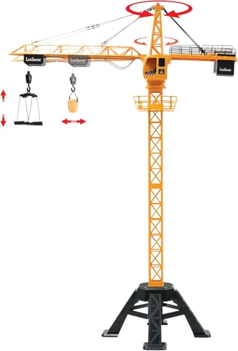 HILKKET Kran & LKW Spielzeug Set, Ferngesteuerter Turmkran & Truck für Kinder ab 3 Jahren, 6-Kanal Elektrokran HILKKET Kran & LKW Spielzeug Set, Ferngesteuerter Turmkran & Truck für Kinder ab 3 Jahren, 6-Kanal Elektrokran von HILKKET