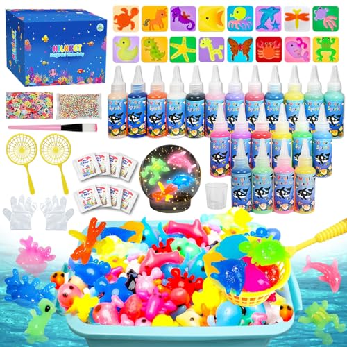 HILKKET Water Fairy, 12 Farben Magic Water Elf Toy Kit, DIY Aqua Fairy Gel Bastelset für Kinder, Kreatives Squishy Spielzeug für Mädchen Jungen von HILKKET