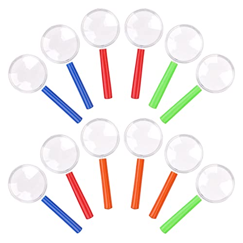 12 Stück Lupen Kinder, Mini Lupen Spielzeug Detektive Lupe Kinder Set Kunststoff Handlupe für Kindergeburtstag Outdoor Forscher Detektiv Rollenspiel Zubehör für zu Hause Schule Outdoor 12 Stück Lupen Kinder, Mini Lupen Spielzeug Detektive Lupe Kinder Set Kunststoff Handlupe für Kindergeburtstag Outdoor Forscher Detektiv Rollenspiel Zubehör für zu Hause Schule Outdoor von HIMOMO
