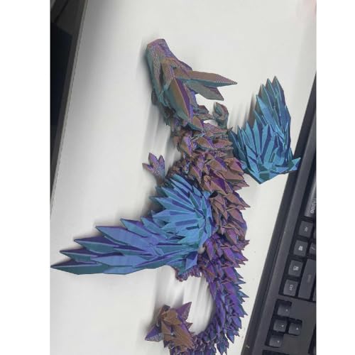 HIMS 3D Gedruckter Drachen mit FlüGeln, Geheimnisvolle Beweglicher 3D Drachen Spielzeug, Ostern Überraschungs Geflügelter Drache für Erwachsene Kinder Geschenke Schreibtisch Wohnkultur HIMS 3D Gedruckter Drachen mit FlüGeln, Geheimnisvolle Beweglicher 3D Drachen Spielzeug, Ostern Überraschungs Geflügelter Drache für Erwachsene Kinder Geschenke Schreibtisch Wohnkultur von HIMS