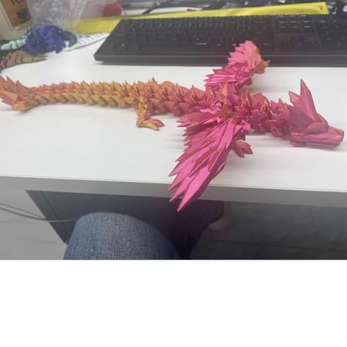 HIMS 3D Gedruckter Drachen mit FlüGeln, Geheimnisvolle Beweglicher 3D Drachen Spielzeug, Ostern Überraschungs Geflügelter Drache für Erwachsene Kinder Geschenke Schreibtisch Wohnkultur HIMS 3D Gedruckter Drachen mit FlüGeln, Geheimnisvolle Beweglicher 3D Drachen Spielzeug, Ostern Überraschungs Geflügelter Drache für Erwachsene Kinder Geschenke Schreibtisch Wohnkultur von HIMS