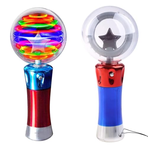 Blinkende runde Kugelstäbe mit leuchtenden Sternen, Stab, Foto-Requisiten, Konzert-Leuchtstab, Lichtshow, blinkender LED-Zauberstab für Jungen und Mädchen Blinkende runde Kugelstäbe mit leuchtenden Sternen, Stab, Foto-Requisiten, Konzert-Leuchtstab, Lichtshow, blinkender LED-Zauberstab für Jungen und Mädchen von HINAYOSAN