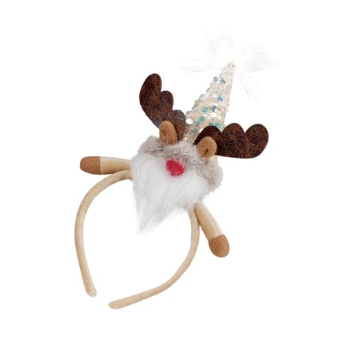 Feiertags-Hirschgeweih, Kopfbedeckung, freundliches Design, bequemes Design für Familienfeiern, Motto-Partys, bequemes Tragen, Weihnachten, Rollenspiel, Geweih, Kopfschmuck Feiertags-Hirschgeweih, Kopfbedeckung, freundliches Design, bequemes Design für Familienfeiern, Motto-Partys, bequemes Tragen, Weihnachten, Rollenspiel, Geweih, Kopfschmuck von HINAYOSAN