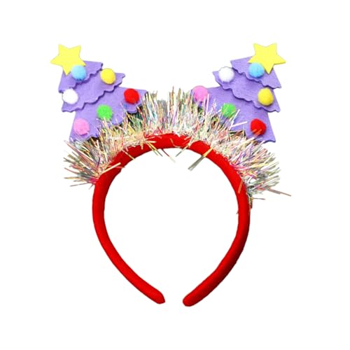 Feiertags-Ornament mit bequemem Weihnachtsbaum-geformtem Stirnband, einfach zu tragen, Kopfschmuck für Familientreffen, Jugendurlaub, Kopfbedeckung Feiertags-Ornament mit bequemem Weihnachtsbaum-geformtem Stirnband, einfach zu tragen, Kopfschmuck für Familientreffen, Jugendurlaub, Kopfbedeckung von HINAYOSAN