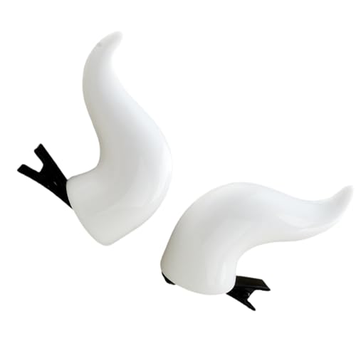 HINAYOSAN 1 Paar Teufelshorn-Haarspange für Erwachsene und Kinder, Rollenspiel-Kostüm, Haarnadel, Halloween, Mottoparty, Kopfschmuck, Cosplay, Haarspange, Halloween-Kostüm, Kopfschmuck von HINAYOSAN