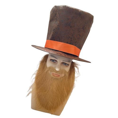 HINAYOSAN Abrahams Lincolns Kostümzubehör-Set, patriotische Kostüme, Präsidentententententag, Gentleman-Outfits für Halloween, Präsidententententag, 2-teiliges Set HINAYOSAN Abrahams Lincolns Kostümzubehör-Set, patriotische Kostüme, Präsidentententententag, Gentleman-Outfits für Halloween, Präsidententententag, 2-teiliges Set von HINAYOSAN