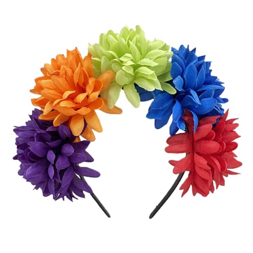 HINAYOSAN Blumen-Haarband, auffälliger Oster-Kopfschmuck, Cosplay, Festival, Haarschmuck für Party, Cosplay, Hochzeit, Haarbänder HINAYOSAN Blumen-Haarband, auffälliger Oster-Kopfschmuck, Cosplay, Festival, Haarschmuck für Party, Cosplay, Hochzeit, Haarbänder von HINAYOSAN