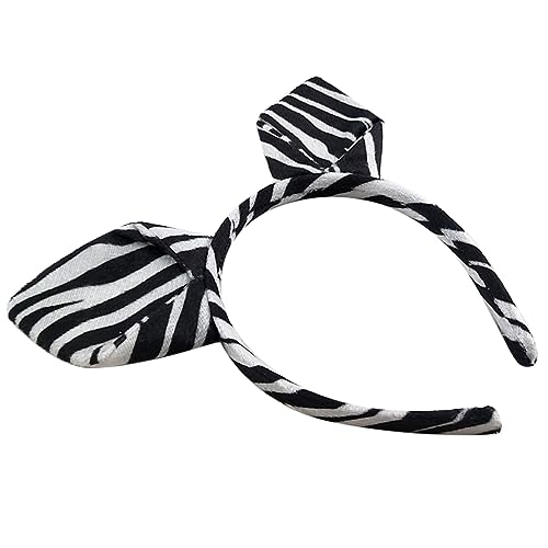 HINAYOSAN Cartoon-Zebras-Stirnband, Streifen, Tier-Zebras-Ohren, Cartoon-Haarband für Bühne, Kinderkostüm, Haarschmuck HINAYOSAN Cartoon-Zebras-Stirnband, Streifen, Tier-Zebras-Ohren, Cartoon-Haarband für Bühne, Kinderkostüm, Haarschmuck von HINAYOSAN