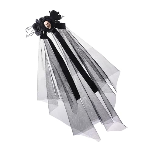 HINAYOSAN Damen Halloween Hexe Schleier Typ Band Kostüm Kopfschmuck für Themenpartys und Cosplay Hexenkleid Damenkleidung HINAYOSAN Damen Halloween Hexe Schleier Typ Band Kostüm Kopfschmuck für Themenpartys und Cosplay Hexenkleid Damenkleidung von HINAYOSAN