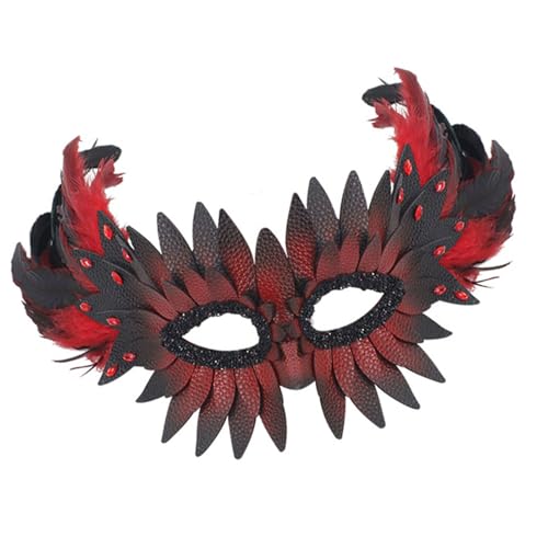 HINAYOSAN Eleganter Eulen-Schnabel, halbes Gesicht, leichtes PU, für Halloween-Kostümpartys und Rollenspiele, Vogel HINAYOSAN Eleganter Eulen-Schnabel, halbes Gesicht, leichtes PU, für Halloween-Kostümpartys und Rollenspiele, Vogel von HINAYOSAN