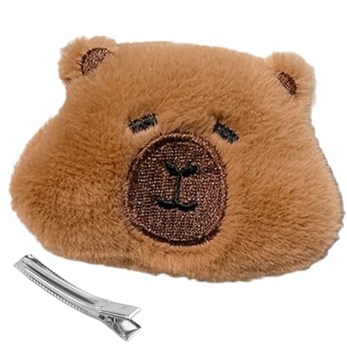 HINAYOSAN Entzückende Cartoon-Capybaras-Haarspange, auffälliger Kopfschmuck für Halloween, Cosplay, Rollenspiele von HINAYOSAN