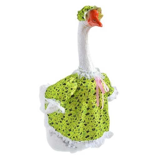 HINAYOSAN Entzückendes Stoff-Gänseblusenkostüm für Veranda, Hof, Halloween, Herbst, saisonale Feiertagsdekoration, niedliche Halloween-Gänse, Veranda-Display HINAYOSAN Entzückendes Stoff-Gänseblusenkostüm für Veranda, Hof, Halloween, Herbst, saisonale Feiertagsdekoration, niedliche Halloween-Gänse, Veranda-Display von HINAYOSAN