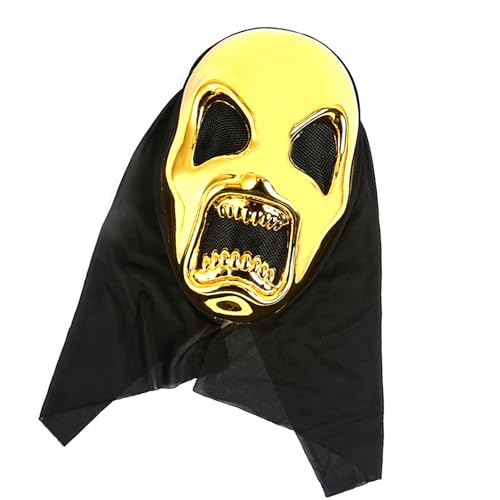 HINAYOSAN Gruseliger Totenkopf für Erwachsene, Halloween, Totenkopf, Kopfbedeckung, Gesicht, Halloween-Kostüm, Zubehör für Erwachsene, Cosplay, Horror HINAYOSAN Gruseliger Totenkopf für Erwachsene, Halloween, Totenkopf, Kopfbedeckung, Gesicht, Halloween-Kostüm, Zubehör für Erwachsene, Cosplay, Horror von HINAYOSAN