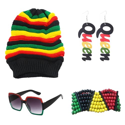 HINAYOSAN Halloween-Kostüm, Hut, Brillen, Ohrringe, Stirnband für Damen und Herren HINAYOSAN Halloween-Kostüm, Hut, Brillen, Ohrringe, Stirnband für Damen und Herren von HINAYOSAN