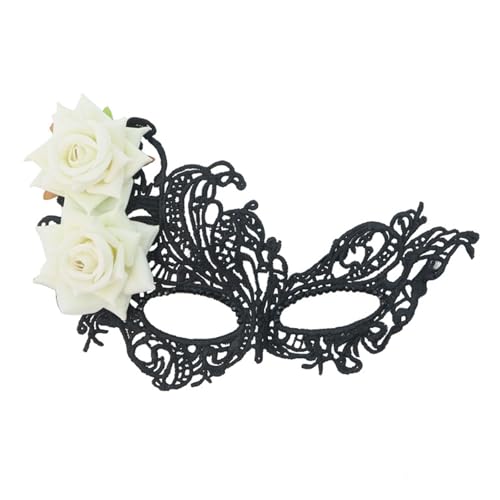 HINAYOSAN Halloween-Maske, Spitze, Augenmaske, Venezianer, halbes Gesicht, Spitze, Karneval, Party, Kostüm HINAYOSAN Halloween-Maske, Spitze, Augenmaske, Venezianer, halbes Gesicht, Spitze, Karneval, Party, Kostüm von HINAYOSAN