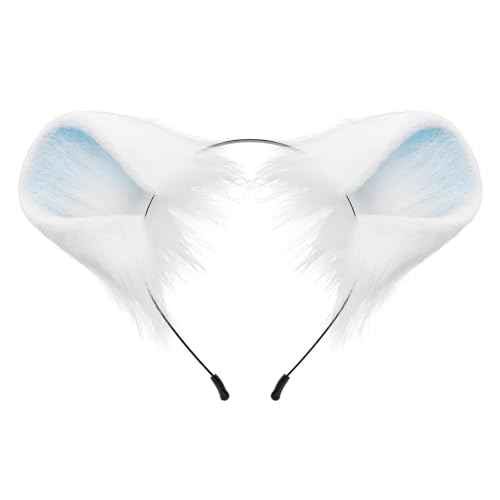 HINAYOSAN Hasenohren-Haarband, Foto-Requisiten, pelziger Haarreif, Stirnband, Party-Kopfschmuck, lustige Stirnbänder für Musik, Festival, Cosplay, Zubehör, Anime HINAYOSAN Hasenohren-Haarband, Foto-Requisiten, pelziger Haarreif, Stirnband, Party-Kopfschmuck, lustige Stirnbänder für Musik, Festival, Cosplay, Zubehör, Anime von HINAYOSAN