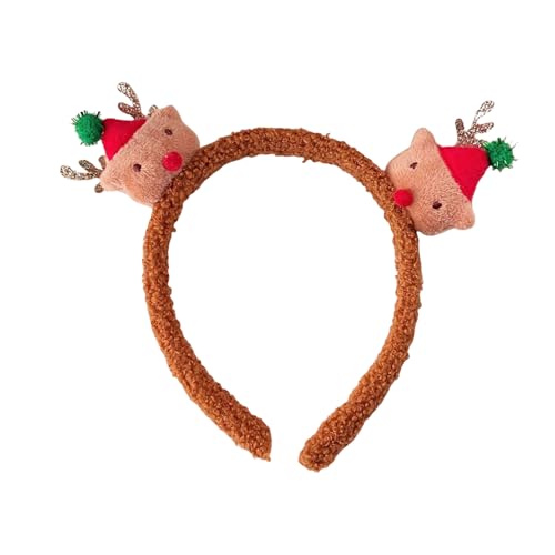 HINAYOSAN Kinder-Weihnachts-Ohren-Haarreif, Neuheit, Maskeraden, Halloween-Haarreif, Weihnachts-Party-Zubehör von HINAYOSAN