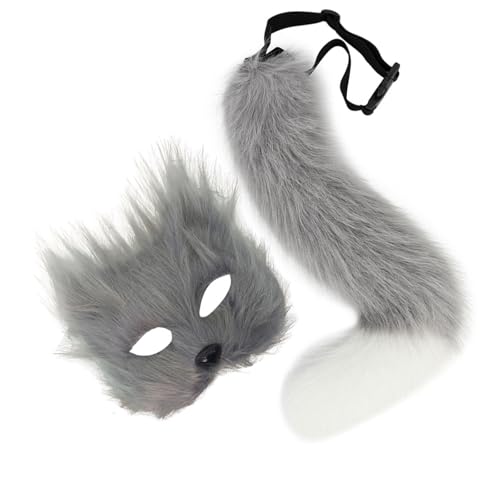 HINAYOSAN Kostüm, Halloween, halbes Gesicht, geeignet für Kostümpartys, Halloween, Weihnachten, Geburtstagspartys HINAYOSAN Kostüm, Halloween, halbes Gesicht, geeignet für Kostümpartys, Halloween, Weihnachten, Geburtstagspartys von HINAYOSAN