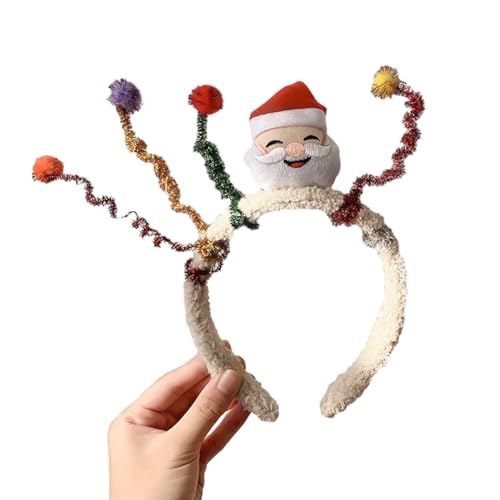 HINAYOSAN Lametta-Stirnband für Weihnachtsgeschenke, Kopfbedeckung, Haarreifen für Halloween, Kopfschmuck, Partyzubehör, Dekorationen für Büro von HINAYOSAN