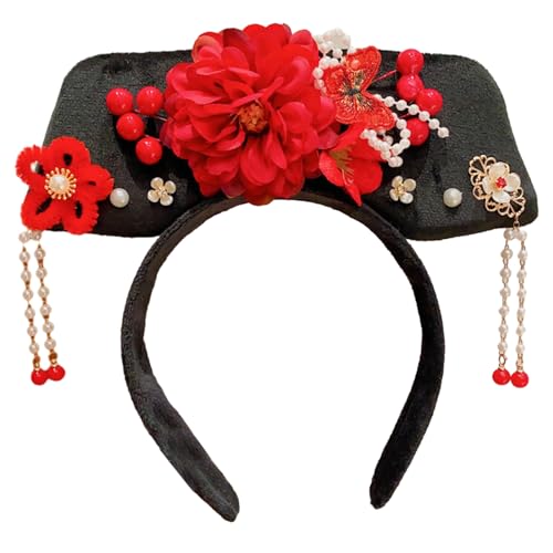 HINAYOSAN Lustiges Haarband für Mädchen, chinesische Prinzessin, für Fotostudio, Fotoblume, Kopfbedeckung, traditionelles Kostüm, Kopfbedeckung, Qitou HINAYOSAN Lustiges Haarband für Mädchen, chinesische Prinzessin, für Fotostudio, Fotoblume, Kopfbedeckung, traditionelles Kostüm, Kopfbedeckung, Qitou von HINAYOSAN
